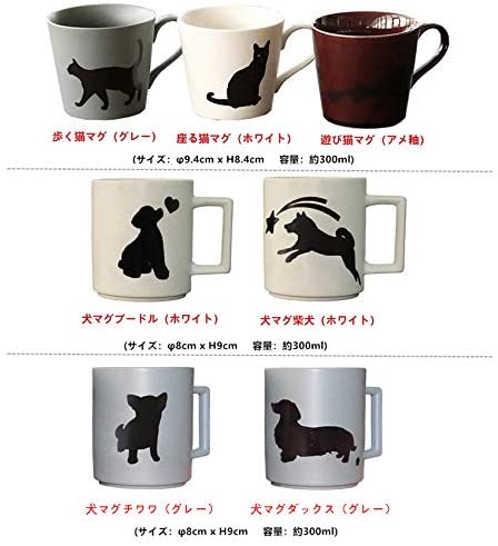 マグ 丸モ高木陶器 温感マグ猫