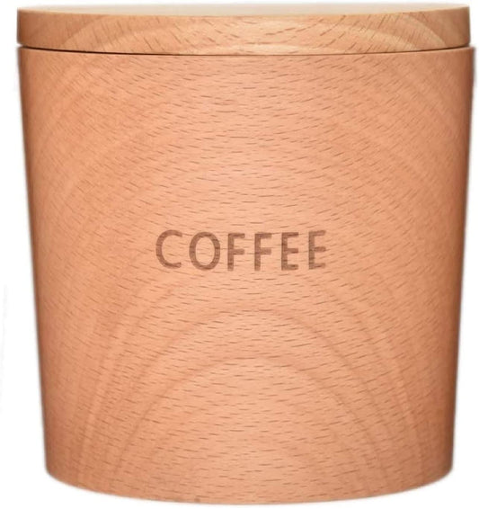 木のキャニスター 籐芸 TOUGEI コーヒー 250ml