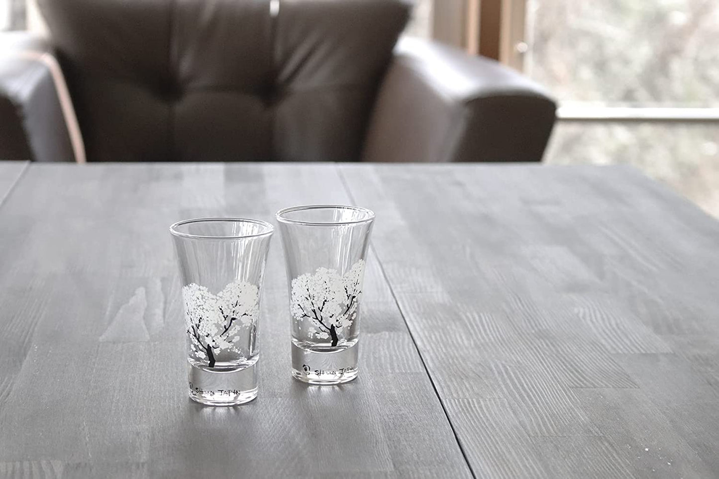 グラス 丸モ高木陶器 冷感桜 グラス天開ペアセット