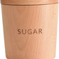 木のキャニスター 籐芸 TOUGEI シュガー 250ml