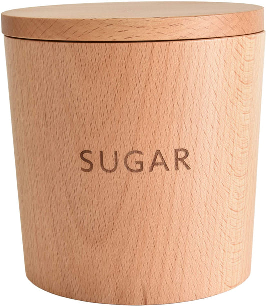 木のキャニスター 籐芸 TOUGEI シュガー 250ml